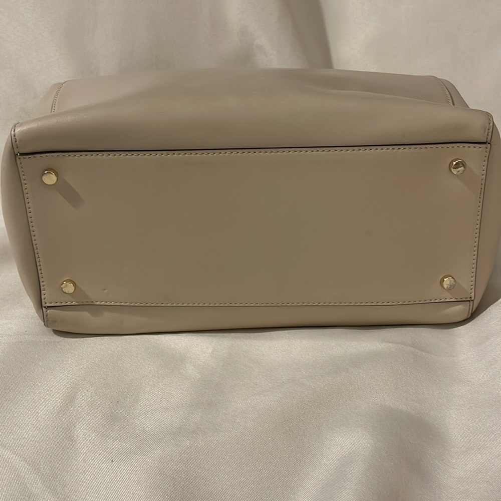 Kate Spade Laurel Magnolia Park Cream Satchel Crossbody Detachable Strap - Picture 8 of 16